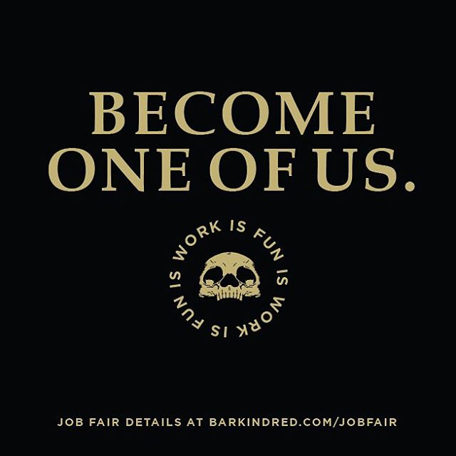 If you lack some particular perversion which most of today's employers are seeking perhaps @barkindred is home. Thursday from 10-1pm is the final day of their job fair at Modern Times 3725 Greenwood St.........do it (or don't whatever)