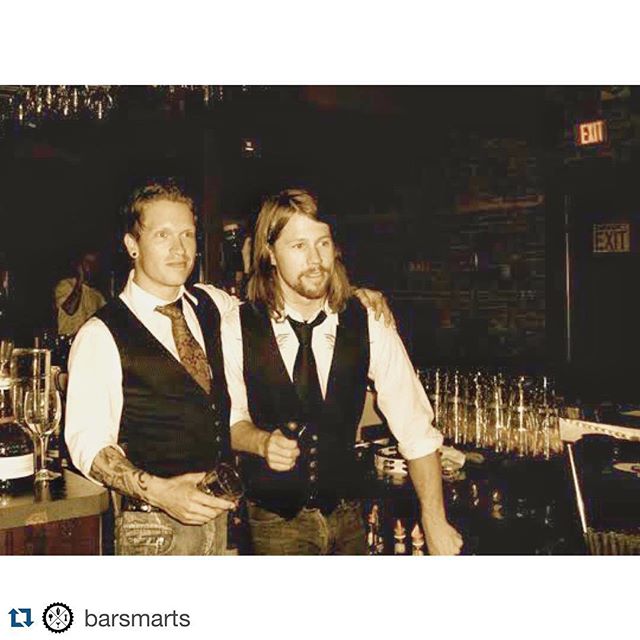 Our cocktology roots run deep...... @barsmarts with @repostapp. ??? to emo-band starter kit Nate Stanton of @ch_projeks and today's mo @photobraggins at a bar called Martini Ranch in '05